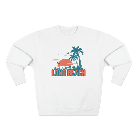 Premium Long Beach, California Sweatshirt - Unisex Premium Crewneck Sweatshirt