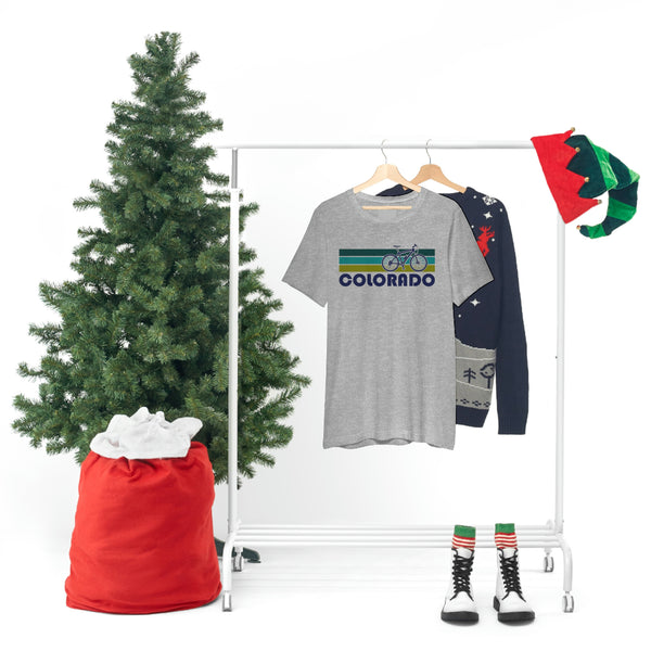 Colorado T-Shirt - Retro Mountain Bike Adult Unisex Colorado T Shirt