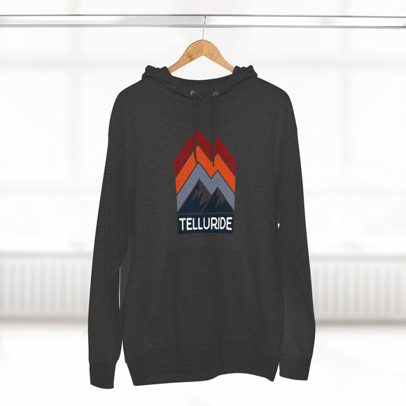Premium Telluride, Colorado Hoodie - Retro Unisex Sweatshirt