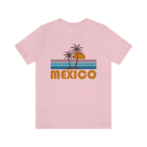 Mexico T-Shirt - Retro Palm Tree Unisex Mexico Shirt