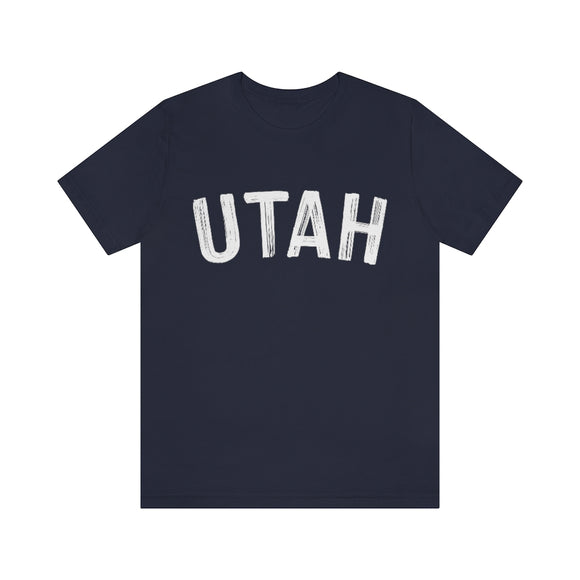 Utah T-Shirt - Paint Text Unisex Utah Shirt