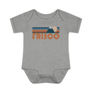 Frisco Baby Bodysuit - Retro Mountain Frisco, Colorado Baby Bodysuit-7