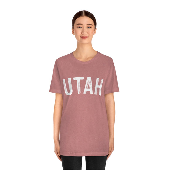 Utah T-Shirt - Paint Text Unisex Utah Shirt