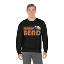 Bend, Oregon Sweatshirt - Unisex Retro Mountain Unisex-12