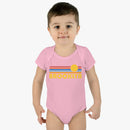 Brooklyn Baby Bodysuit - Retro Sun Brooklyn, New York Baby Bodysuit-11