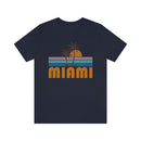 Miami, Florida T-Shirt - Retro Palm Tree Unisex Miami Shirt-46