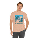St. Augustine, Florida T-Shirt - Retro Palm Tree & Beach Unisex St. Augustine Shirt-42