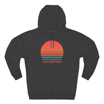 Premium Houston, Texas Hoodie - Retro 80s Unisex Sweatshirt - 0