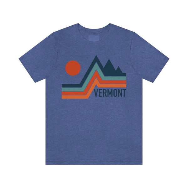 Vermont T-Shirt - Retro Mountain Unisex Vermont Shirt