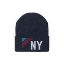 New York Beanie - Adult Embroidered Retro New York Knit Hat-1