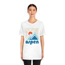 Aspen Shirt, Colorado Retro T-Shirt, Colorful Colorado tee, Aspen Mountain Shirt-5