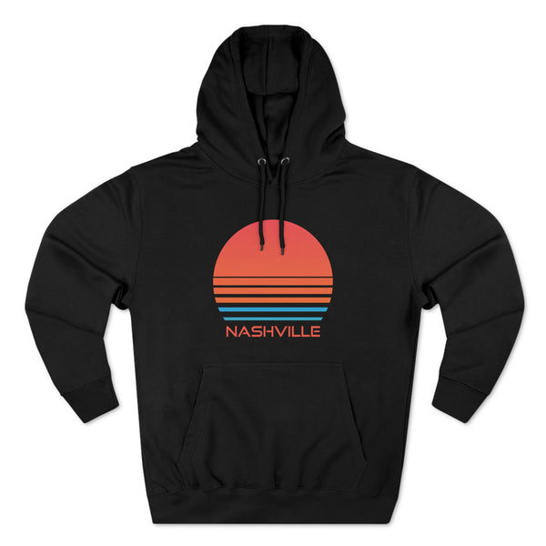 Premium Nashville, TN Hoodie - Retro 80s Unisex Sweatshirt