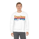 Truckee, California Sweatshirt - Mountain & Birds Unisex-4