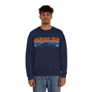 Jackson Hole, Wyoming Sweatshirt - Mountain & Birds Unisex-27