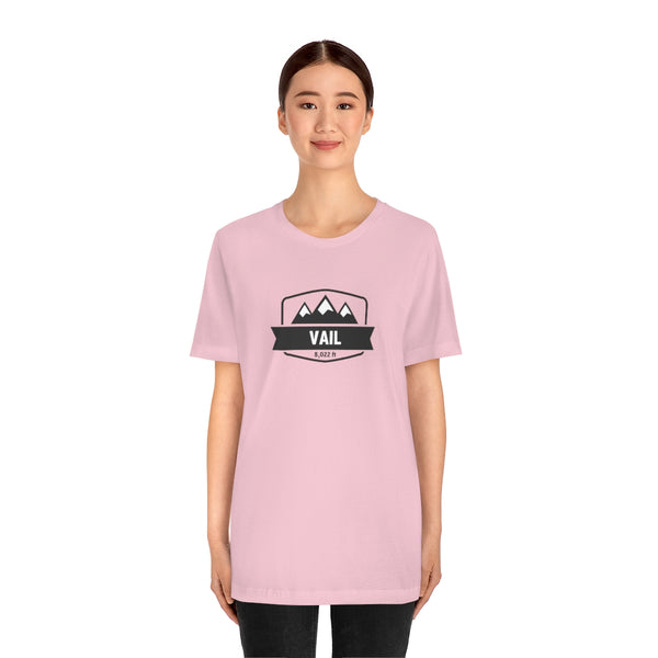 Vail, Colorado T-Shirt - Altitude Badge Unisex Vail Shirt