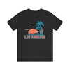 Los Angeles, California T-Shirt - Retro Palm Tree & Beach Unisex Los Angeles Shirt