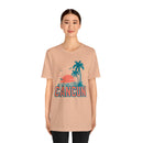 Cancun, Mexico T-Shirt - Retro Palm Tree & Beach Unisex Cancun Shirt-39