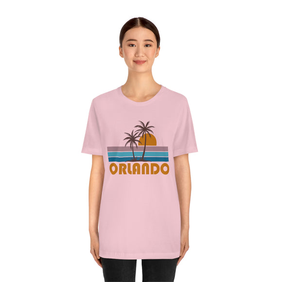 Orlando, Florida T-Shirt - Retro Palm Tree Unisex Orlando Shirt
