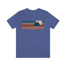 Colorado T-Shirt - Retro Mountain Unisex Colorado Shirt-12