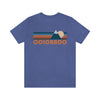 Colorado T-Shirt - Retro Mountain Unisex Colorado Shirt