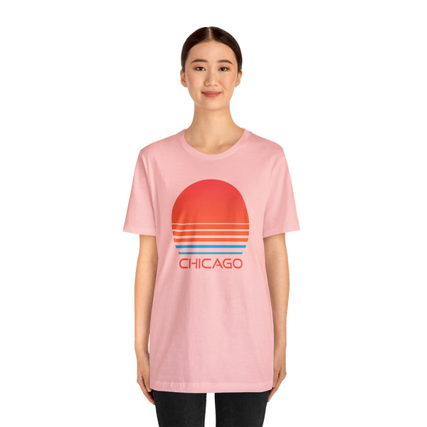 Chicago, Illinois T-Shirt - Retro 80s Unisex Chicago Shirt