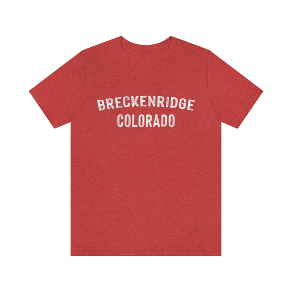 Breckenridge, Colorado Shirt - Paint Text Unisex Breckenridge T-Shirt