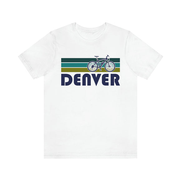 Denver T-Shirt - Retro Mountain Bike Adult Unisex Denver, Colorado T Shirt