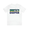 Denver T-Shirt - Retro Mountain Bike Adult Unisex Denver, Colorado T Shirt