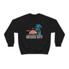 Mexico City, Mexico Sweatshirt - Unisex Retro Palm Tree Crewneck Mexico City Sweatshirt