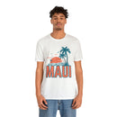 Maui, Hawaii T-Shirt - Retro Palm Tree & Beach Unisex Maui Shirt-4