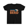 Bend Youth T-Shirt - Retro Mountain Oregon Kid's TShirt