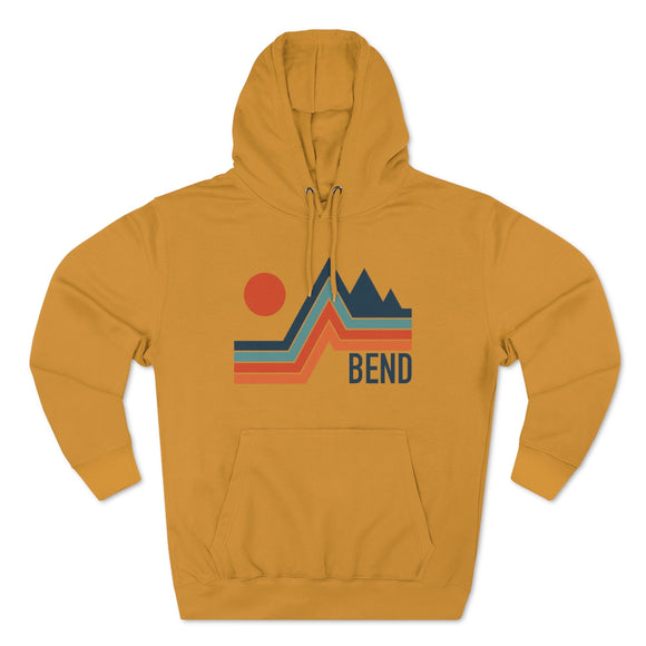 Premium Bend, Oregon Hoodie - Retro Unisex Sweatshirt