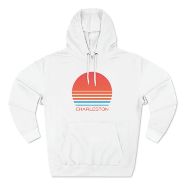 Premium Charleston, South Carolina Hoodie - Retro 80s Unisex Sweatshirt - 0