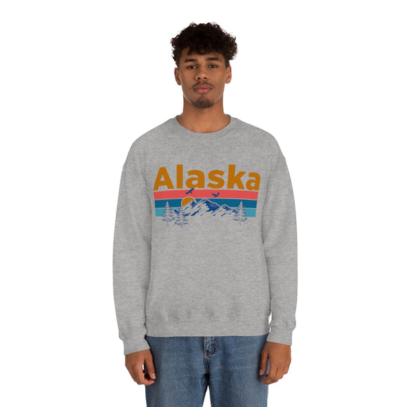 Alaska Sweatshirt - Mountain & Birds Unisex