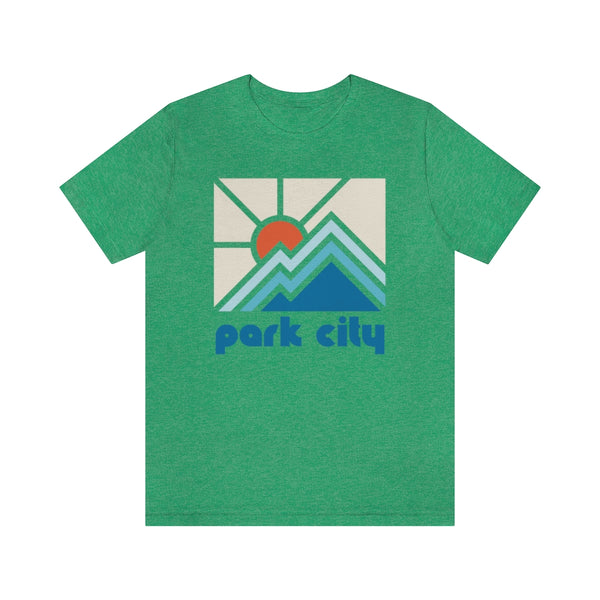 Park City Shirt, Utah Retro T-Shirt, Colorful Utah tee, Park City Mountain Shirt