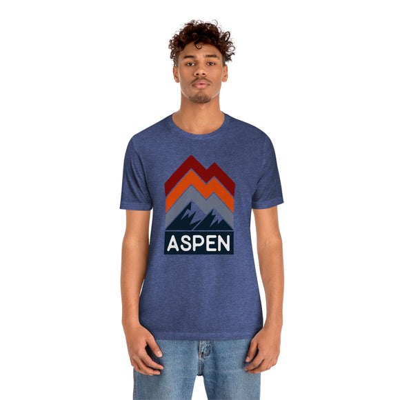 Aspen, Colorado T-Shirt - Retro Mountain Unisex Aspen Shirt
