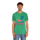 Florida T-Shirt - Retro Palm Tree & Beach Unisex Florida Shirt-36