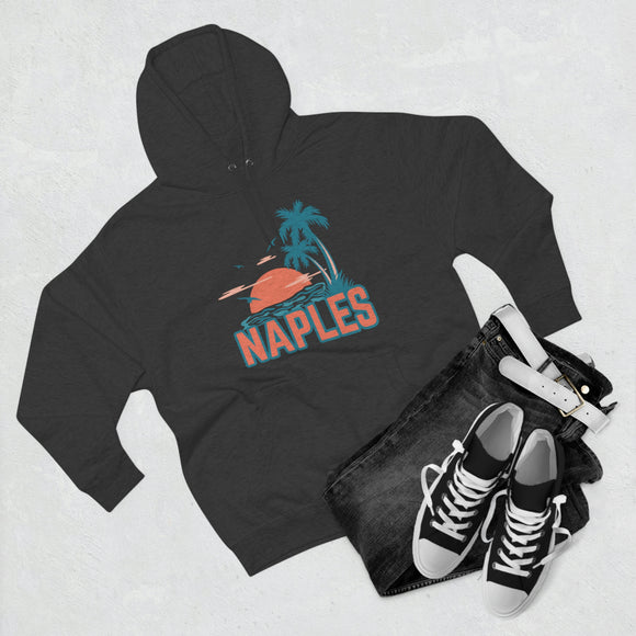 Premium Naples, Florida Hoodie - Palm Tree Unisex Sweatshirt