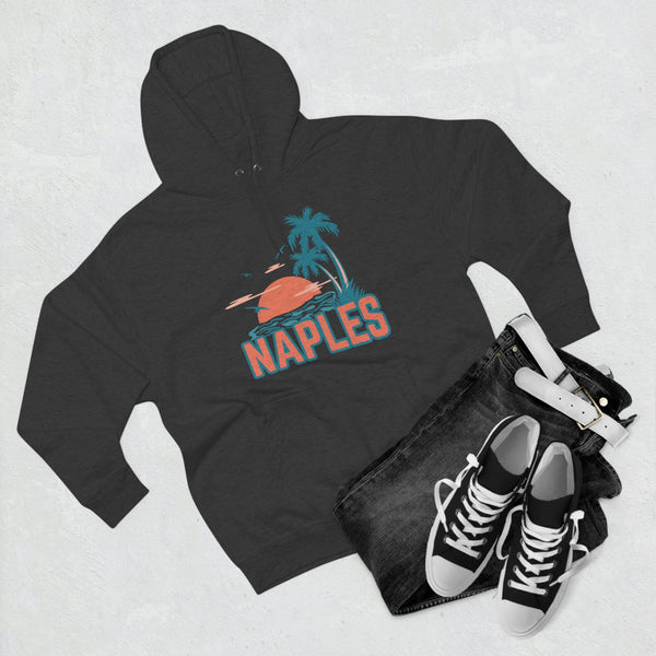 Premium Naples, Florida Hoodie - Palm Tree Unisex Sweatshirt