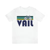 Vail T-Shirt - Retro Mountain Bike Adult Unisex Vail, Colorado T Shirt