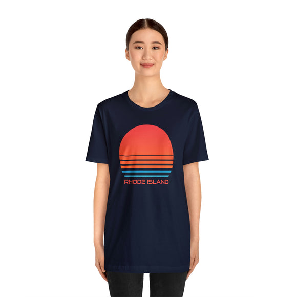 Rhode Island T-Shirt - Retro 80s Unisex Rhode Island Shirt