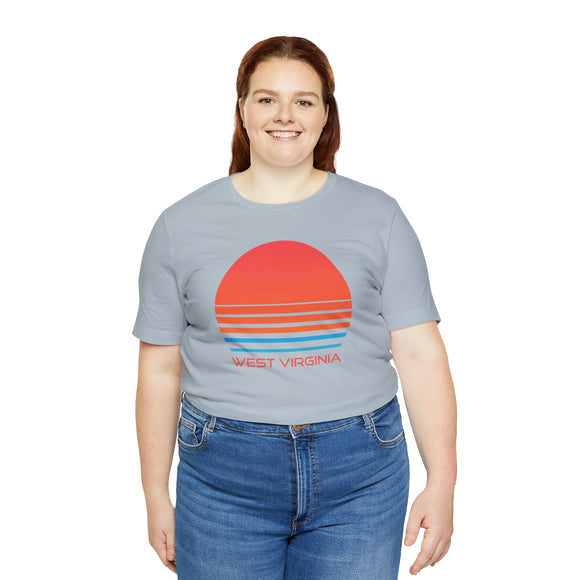 West Virginia T-Shirt - Retro 80s Unisex West Virginia Shirt