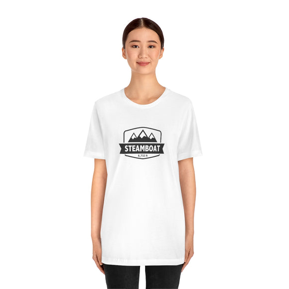Steamboat, Colorado T-Shirt - Altitude Badge Unisex Steamboat Shirt