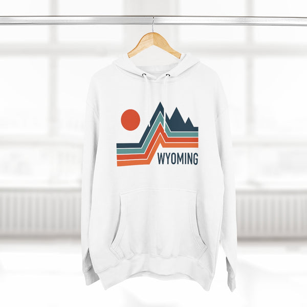 Premium Wyoming Hoodie - Retro Unisex Sweatshirt