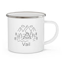 Vail, Colorado Camp Mug - Retro Enamel Camping Vail Mug-3