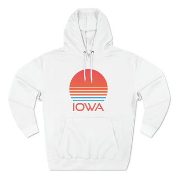 Premium Iowa Hoodie - Retro 80s Unisex Sweatshirt - 0