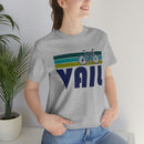 Vail T-Shirt - Retro Mountain Bike Adult Unisex Vail, Colorado T Shirt-42