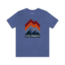Colorado T-Shirt - Retro Mountain Line Unisex Colorado Shirt-46