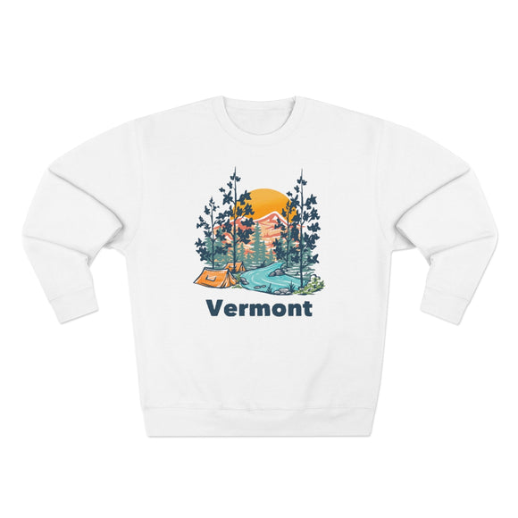 Premium Vermont Sweatshirt - Unisex Premium Crewneck Vermont Sweatshirt