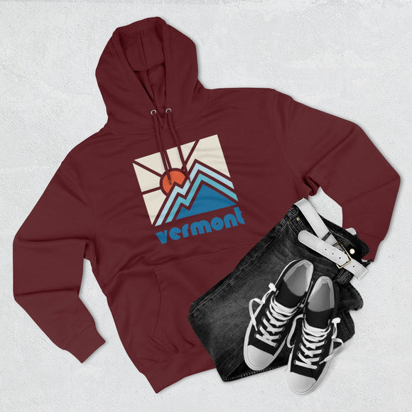 Premium Vermont Hoodie - Min Mountain Unisex Sweatshirt